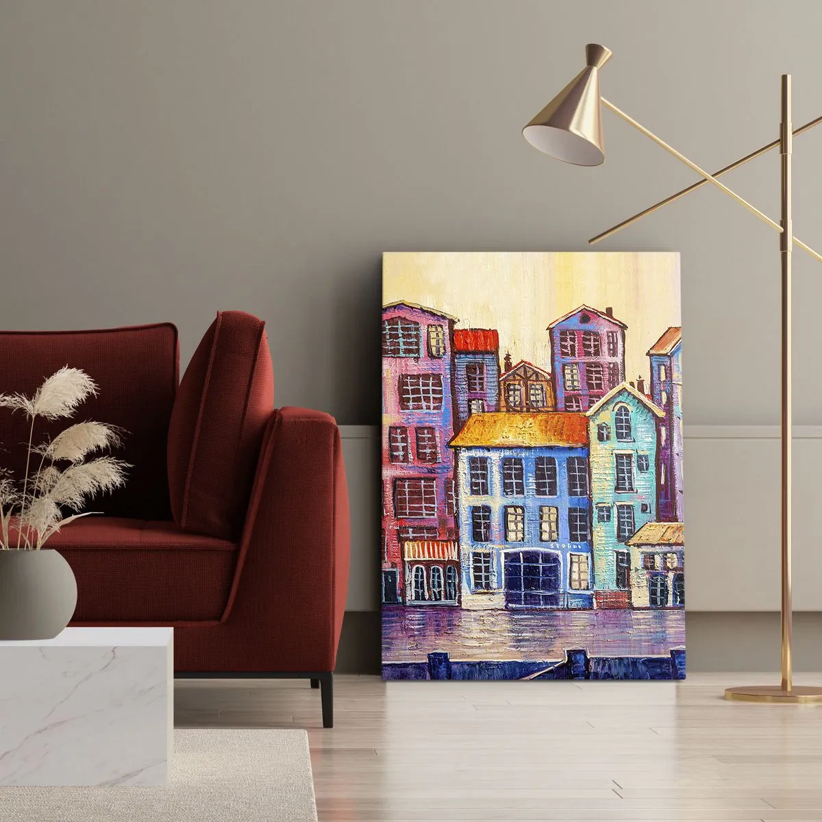 Canvas picture - City Like From a Fairytale - 70x100 cm