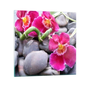 Glass picture - Coolness and Heat - 60x60 cm