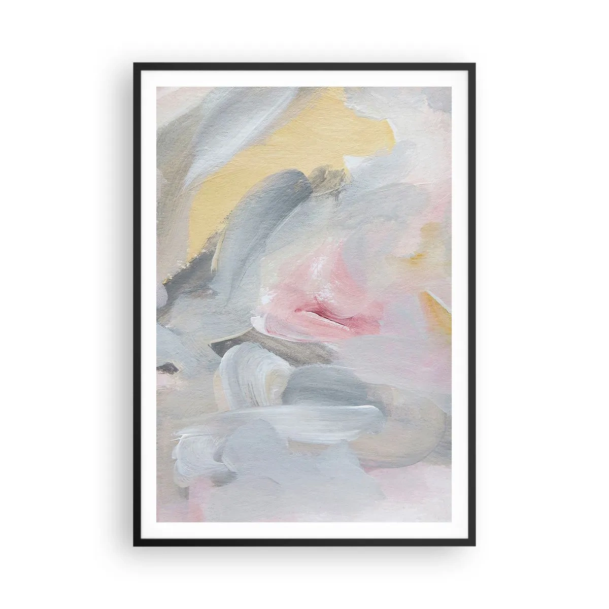Poster in black frame - In a Pastel World - 70x100 cm