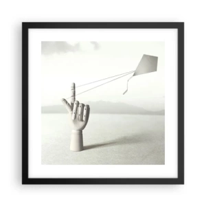 Poster in black frame - Test of Strengths - 40x40 cm