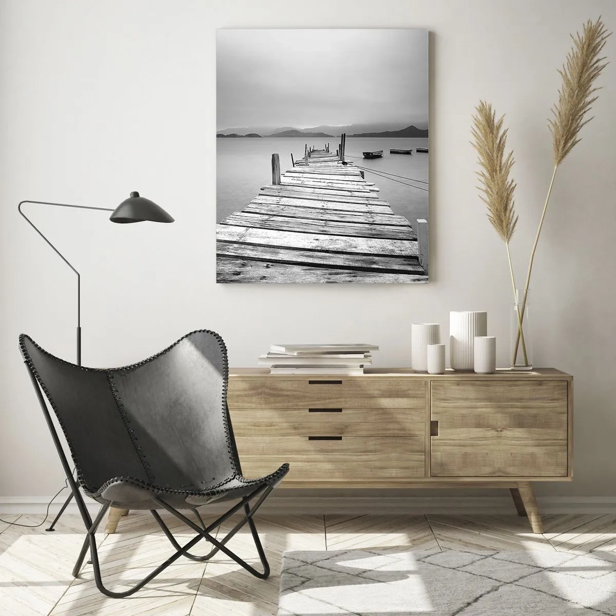 Glass picture - In a Faraway Land - 50x70 cm