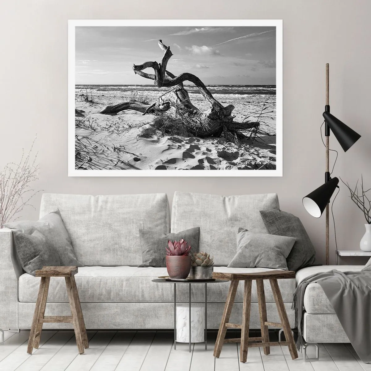 Poster - Seaside Sculpture - 100x70 cm