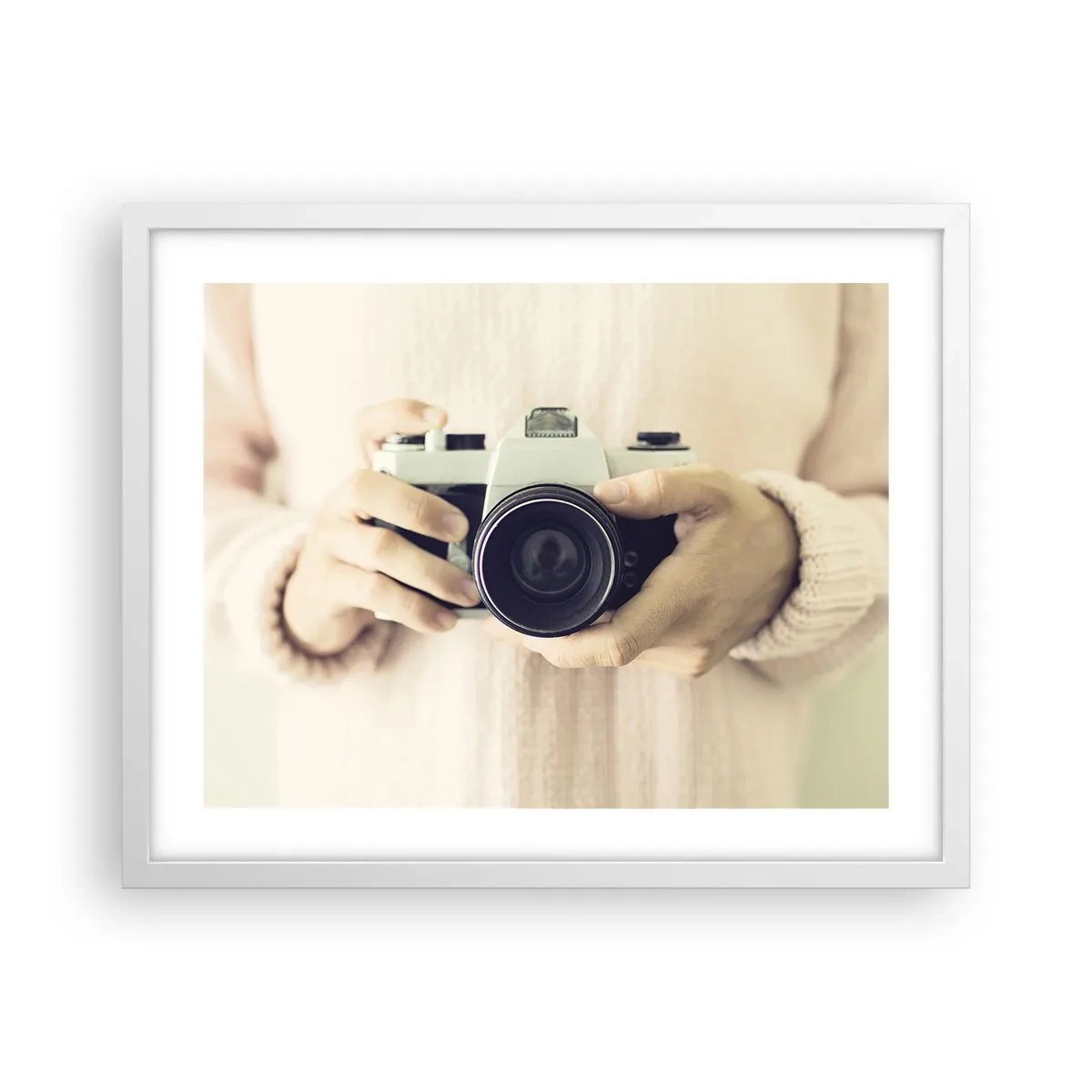 Poster in white frmae - To Know More… - 50x40 cm