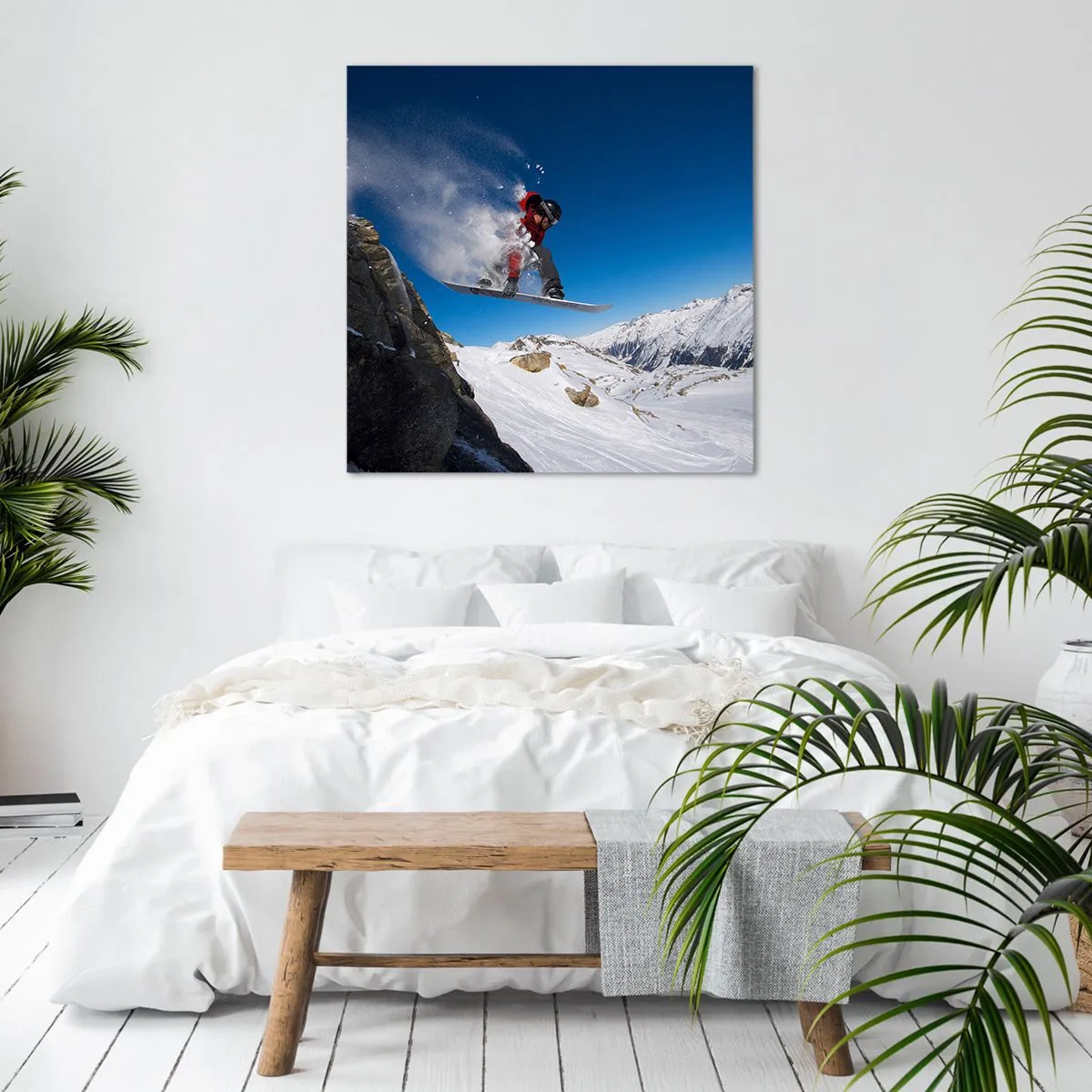 Canvas picture - And You Became Part of Space - 40x40 cm