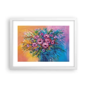 Poster in white frmae - Energy of Life - 40x30 cm