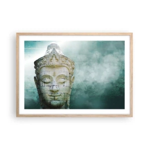 Poster in light oak frame - In Search of Light - 70x50 cm
