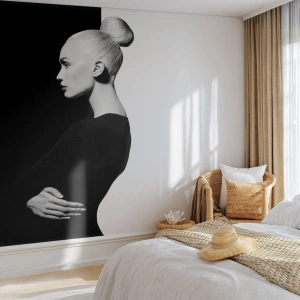Custom Self-Adhesive Wallpaper Deluxe Sticker - Simply a Woman - Fashion, Woman, Elegant