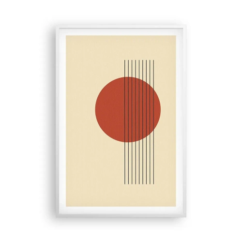 Poster in white frmae - Around and Beoynd - 61x91 cm