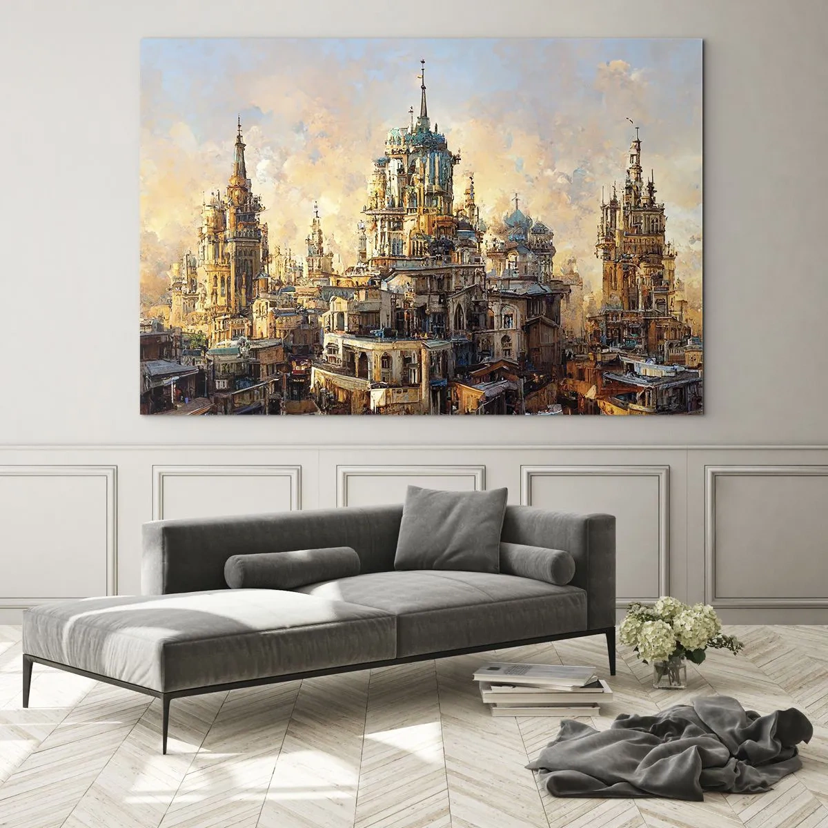 Glass picture - City of Cities - 120x80 cm