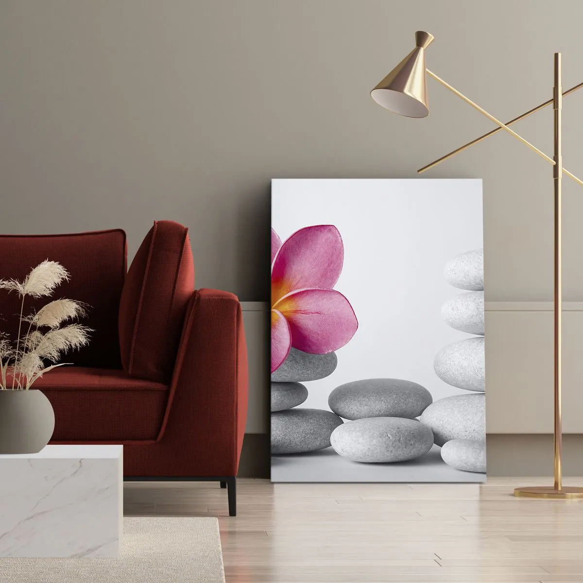 Canvas picture - Stone on Stone - 80x120 cm