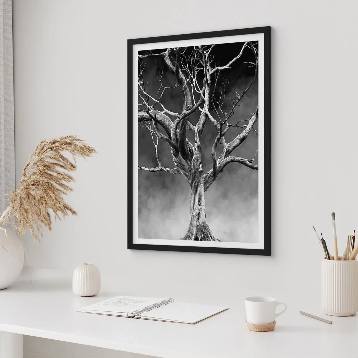 Poster in black frame - Primordial and Sacred - 61x91 cm