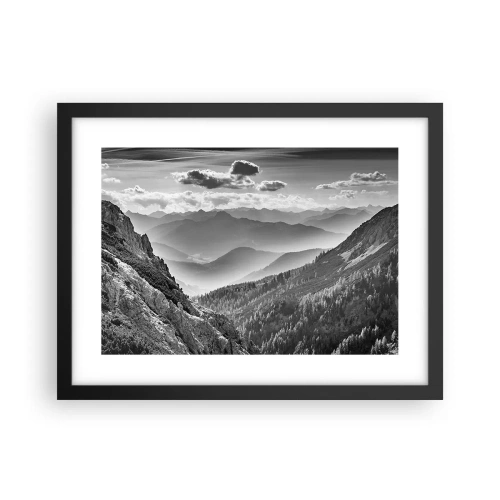 Poster in black frame - All the Way to the Horizon - 40x30 cm
