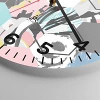 Clock face with numbers