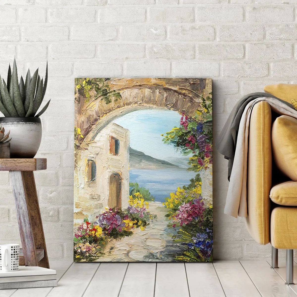 Canvas picture - Charm of a Sea Province - 45x80 cm