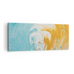 Canvas picture - Pastel Swirl - 100x40 cm