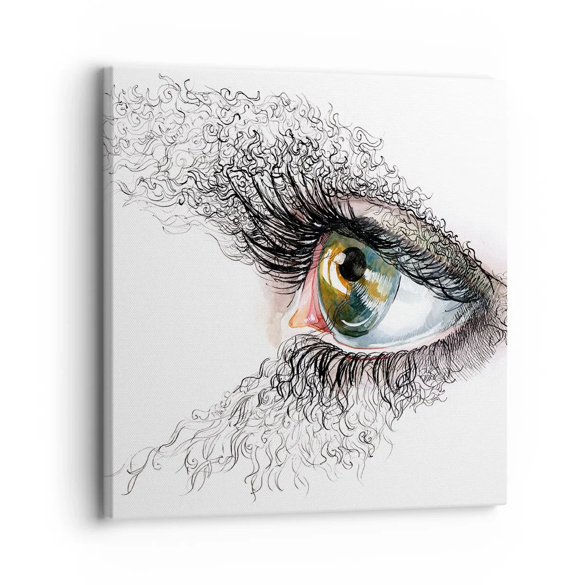 Canvas picture - Look straight into the Soul - 30x30 cm