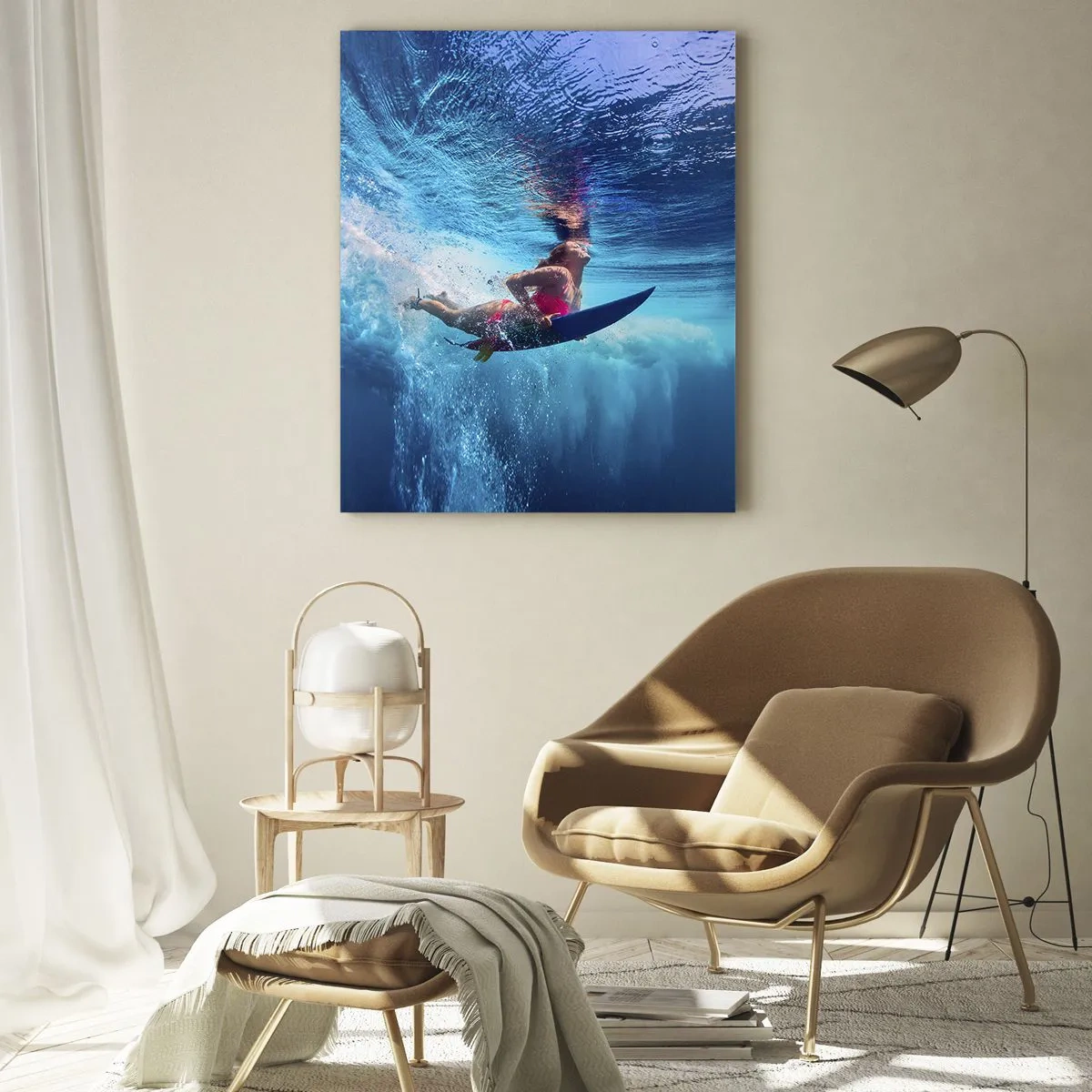 Glass picture - Depth of Joy - 50x70 cm
