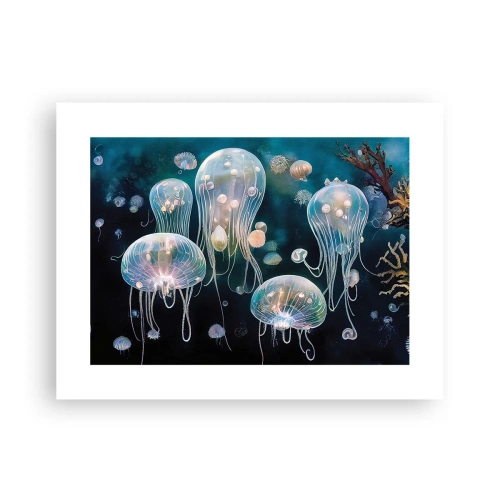 Poster - Underwater Ball - 40x30 cm