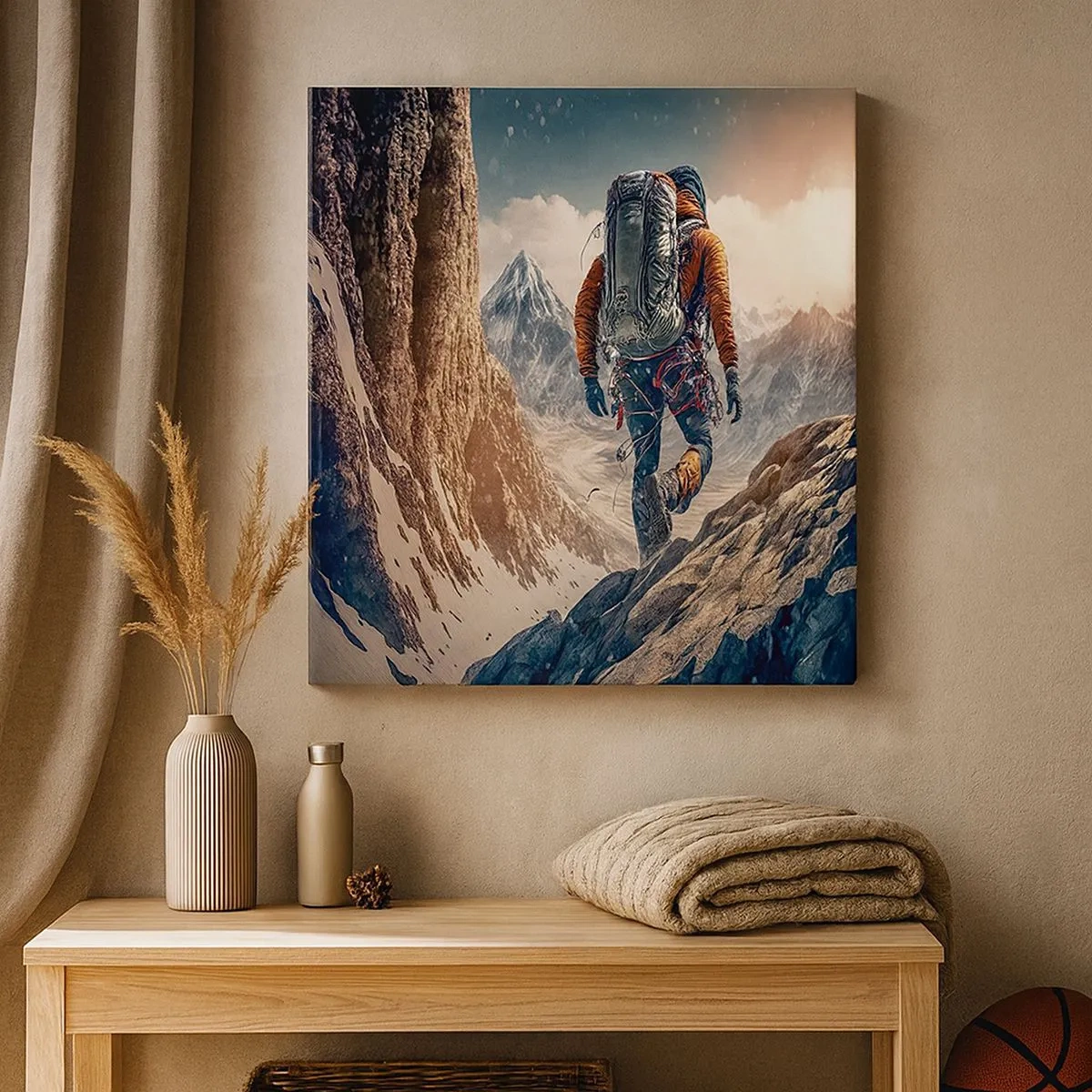 Canvas picture - Lonely Warrior - 30x30 cm