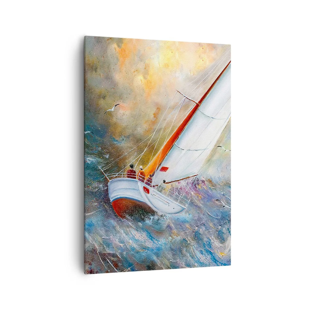 Canvas picture - Running on the Waves - 70x100 cm