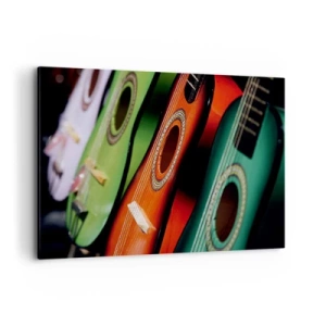 Canvas picture - Guitar Has Many Shades - 100x70 cm