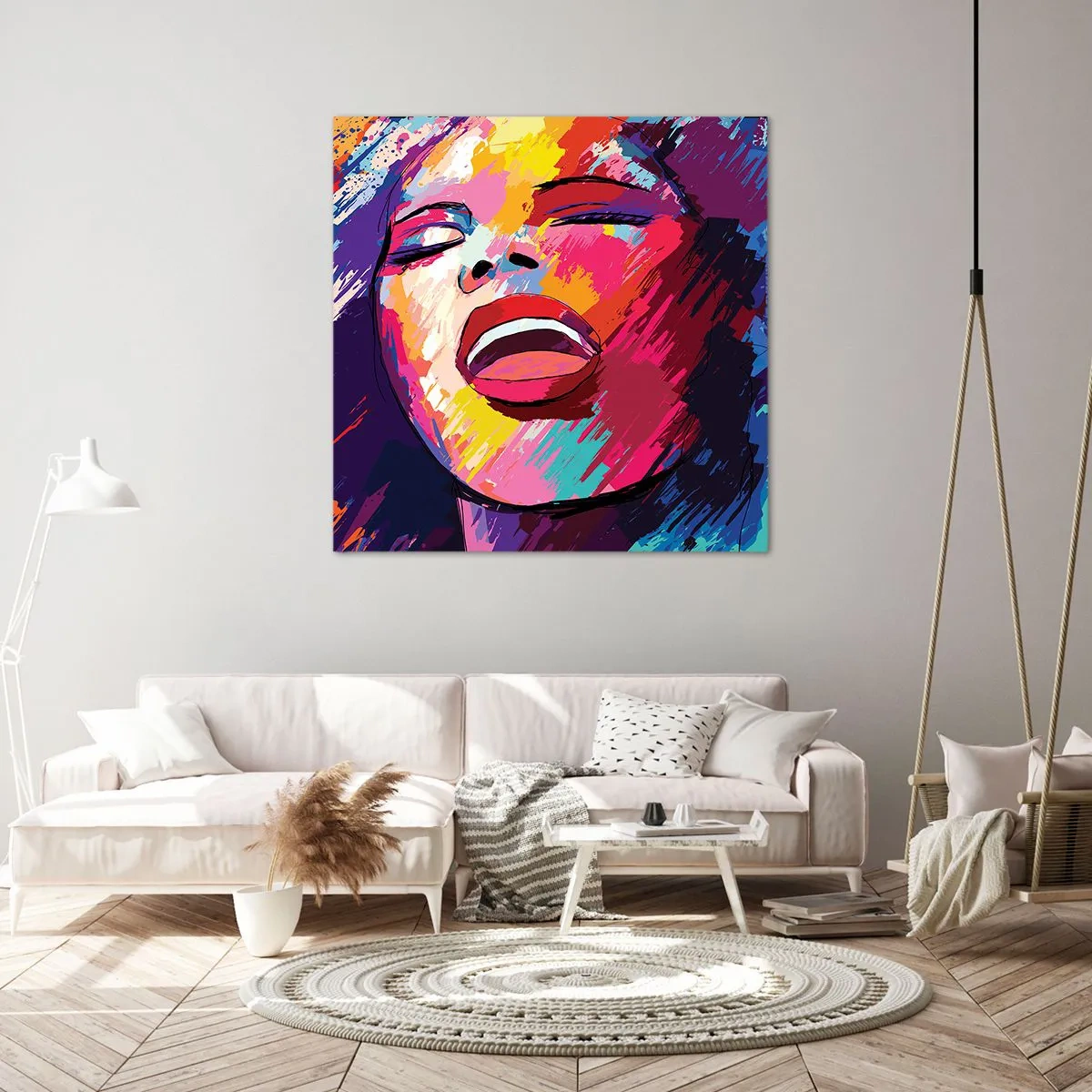 Canvas picture - Sing Your Life Away - 30x30 cm