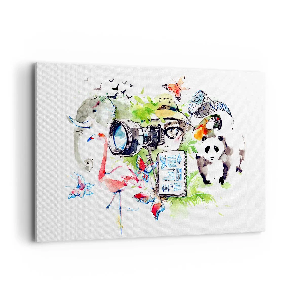 Canvas picture - In Travelller's Lens - 120x80 cm