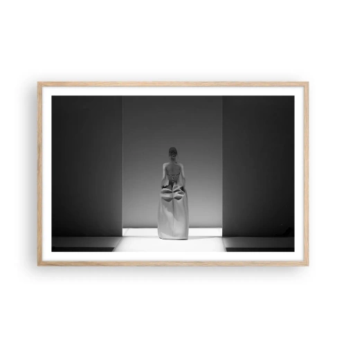 Poster in light oak frame - Refined Simplicity - 91x61 cm