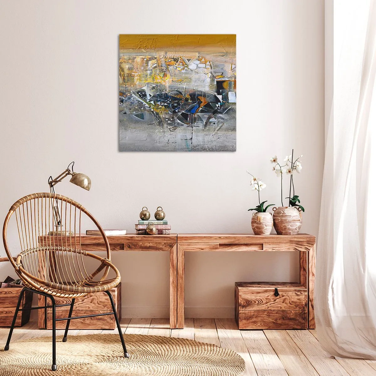 Canvas picture - All Will Work out - 40x40 cm