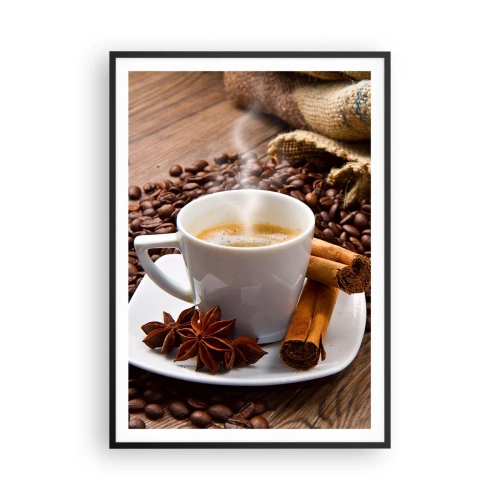 Poster in black frame - Spicy Flavour and Aroma - 70x100 cm