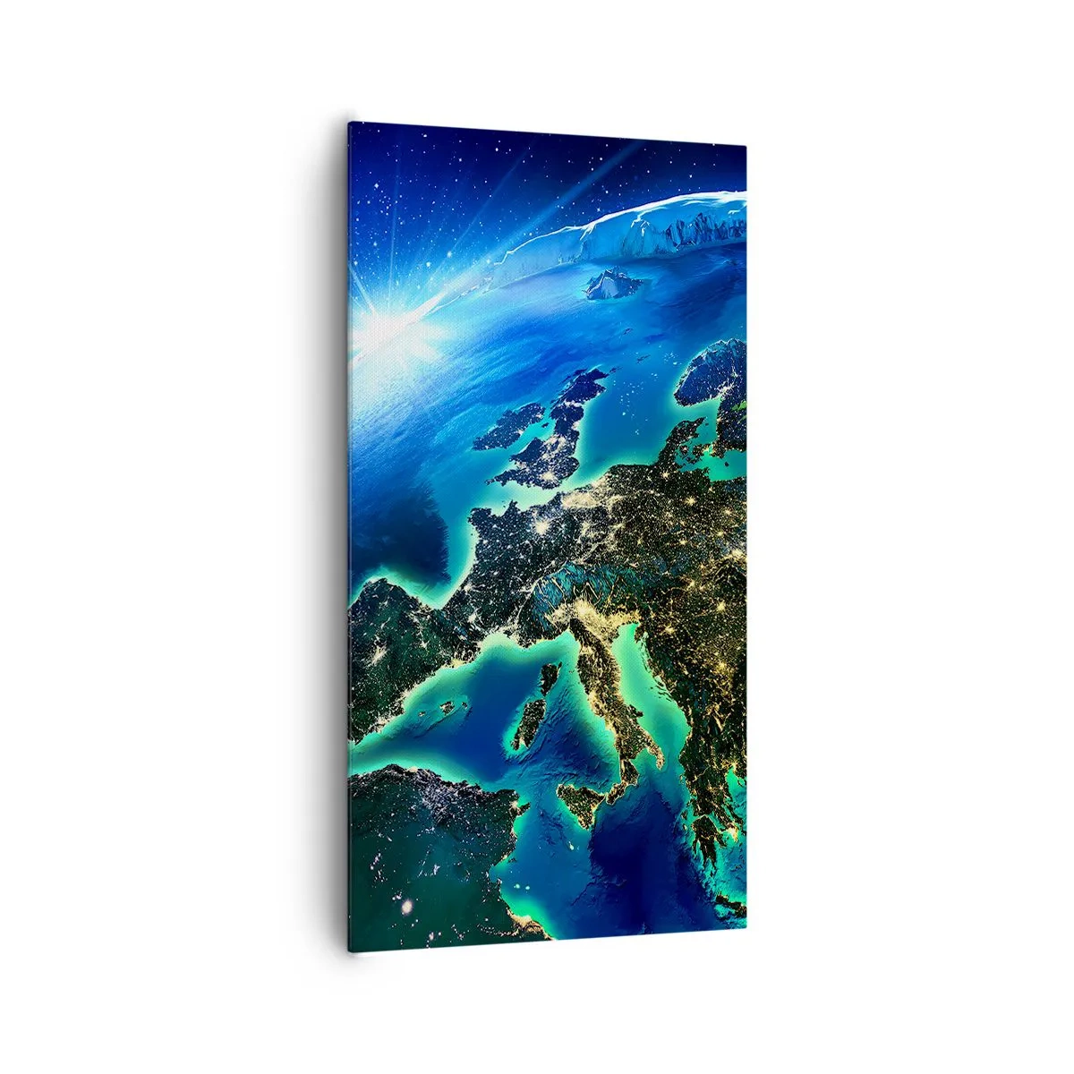Canvas picture - Sparkling Europe - 65x120 cm