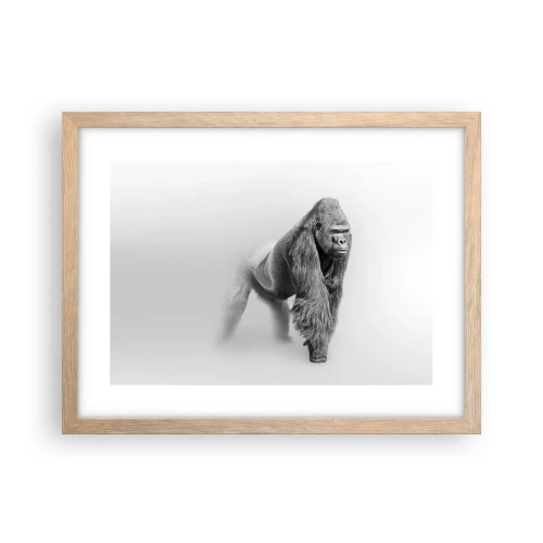 Poster in light oak frame - Certain of Its Strength - 40x30 cm