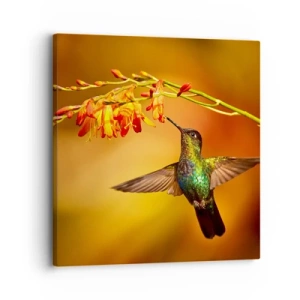 Canvas picture - Messenger of Light according to the Mayans - 30x30 cm