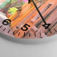 Clock face with numbers