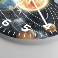 Clock face with numbers