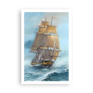 Poster - Gliding on the Waves - 61x91 cm