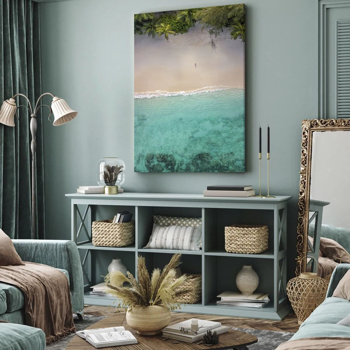 Canvas picture - Paradise Beach - 70x100 cm