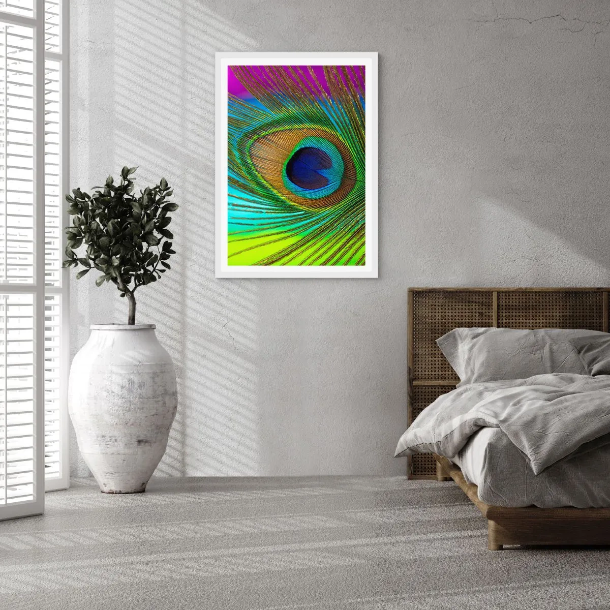 Poster in white frmae - Eye to Eye - 30x40 cm
