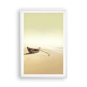 Poster in white frmae - Throwback to South Seas - 61x91 cm