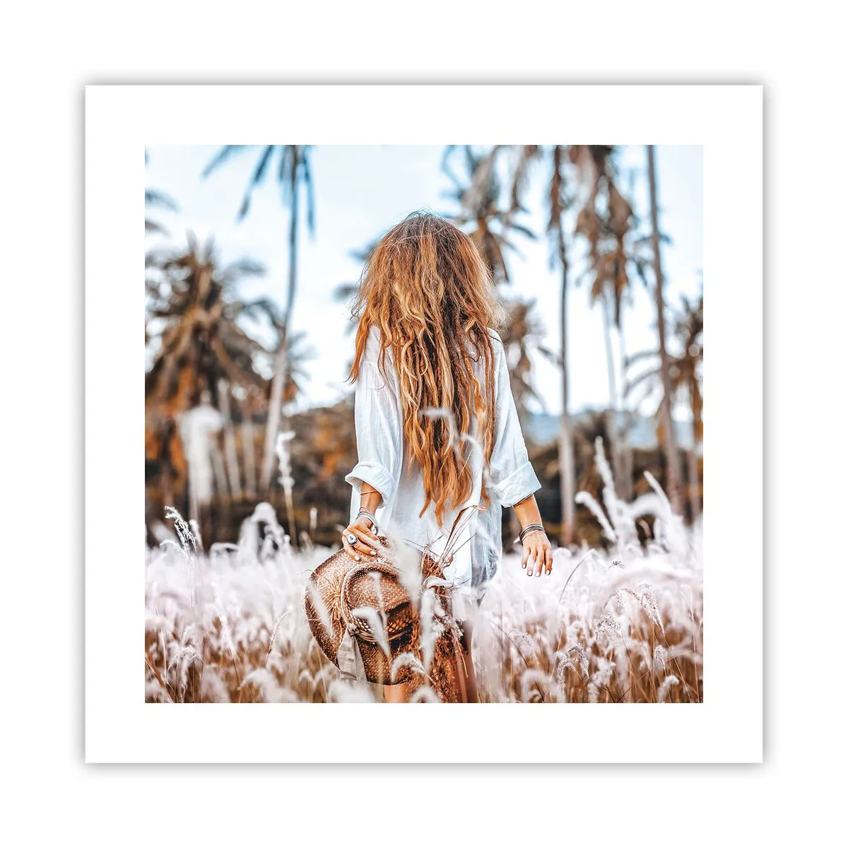 Poster - Born from Grass Fluff - 40x40 cm