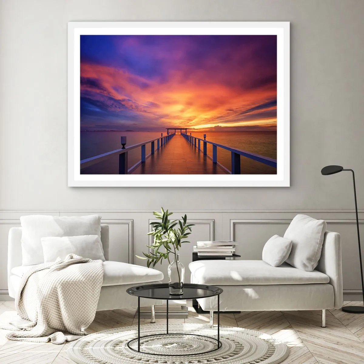 Poster in white frmae - Limitless - 91x61 cm