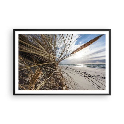 Poster in black frame - Enounter of the Elements - 91x61 cm