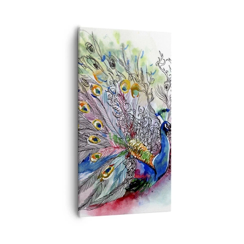 Canvas picture - With Pride against Greyness - 55x100 cm