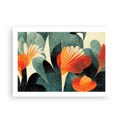 Poster - Heat of the Tropics, Coolness of the Ground - 70x50 cm