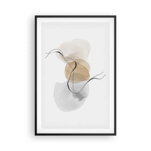 Poster in black frame - Air Beads - 61x91 cm