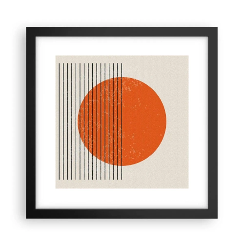 Poster in black frame - Always the Sun - 30x30 cm