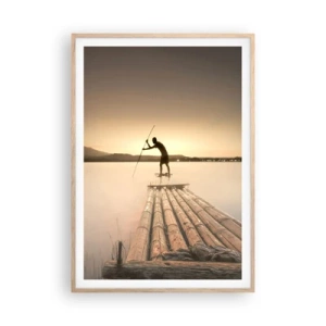 Poster in light oak frame - Before Rest - 70x100 cm