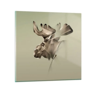 Glass picture - Gentle Power of Quietness - 70x70 cm