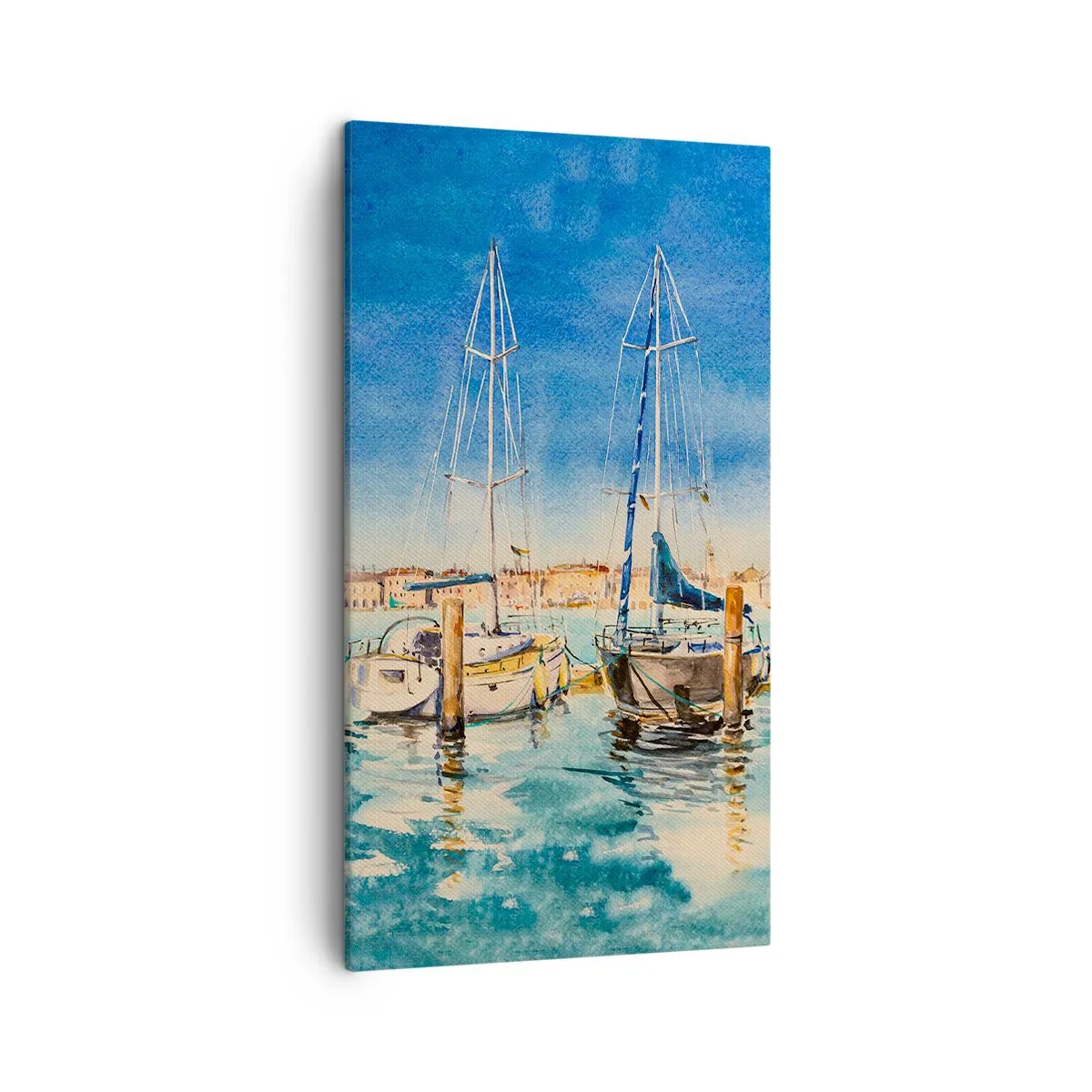 Canvas picture - Sunny Lagoon - 45x80 cm