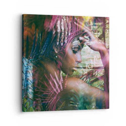 Canvas picture - Mother Nature in the Jungle - 30x30 cm